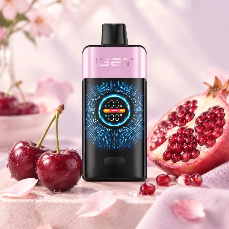 Cherry Pomegranate IGET One disposable — Velvet Vapour edit